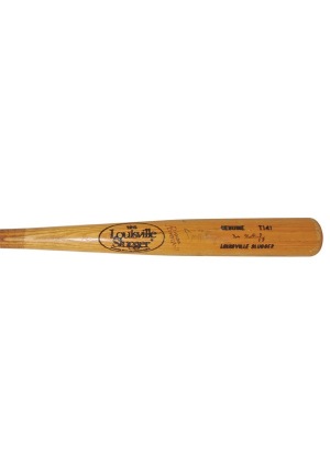 1986 Don Mattingly NY Yankees Game-Used & Autographed Bat (PSA/DNA)(JSA)