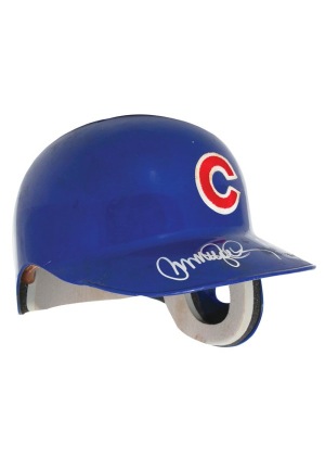 Circa 1991 Ryne Sandberg Chicago Cubs Game-Used & Autographed Helmet (JSA)