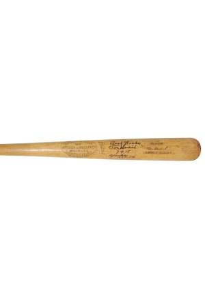 1947-49 Tom Henrich NY Yankees Game-Used & Autographed Bat (JSA)(PSA/DNA GU 9.5)