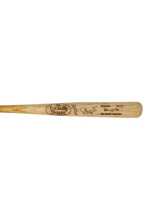 1991-93 Robin Yount Milwaukee Brewers Game-Used & Autographed Bat (PSA/DNA GU10)(JSA)
