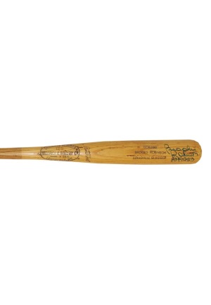 1971 Brooks Robinson Baltimore Orioles Game-Used & Autographed Bat (PSA/DNA)(JSA)