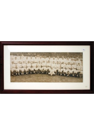 Framed 1913 NY Giants Photo with Jim Thorpe