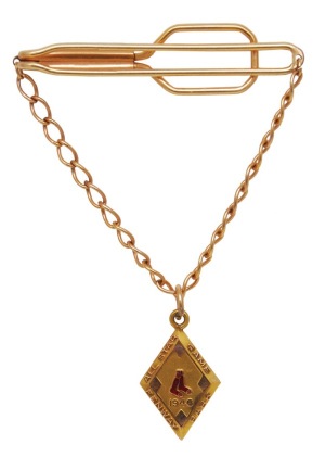 1946 MLB All-Star Game Presentational Tie-Clasp with Fenway Park Pendant