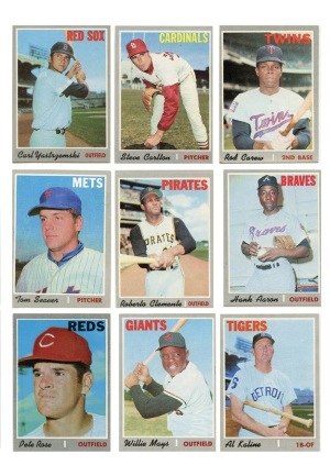 1970 Topps Baseball Card Complete Set