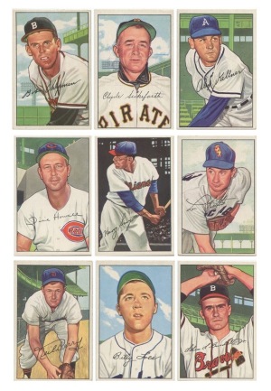 1952 Bowman High Number Card Lot EXMT-MT (31)