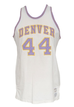 Circa 1972 Ralph Simpson ABA Denver Rockets Game-Used Home Uniform (2)