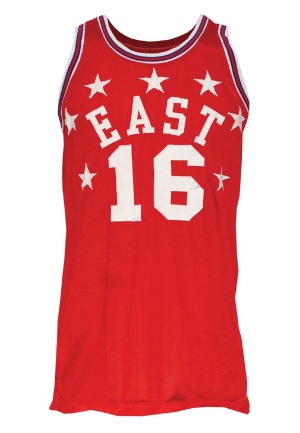 1962 "Jumping" Johnny Green NBA All-Star Game-Used Eastern Conference Jersey (Green LOA)