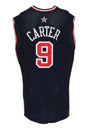 2000 Vince Carter Team USA Olympics Game-Used Road Jersey