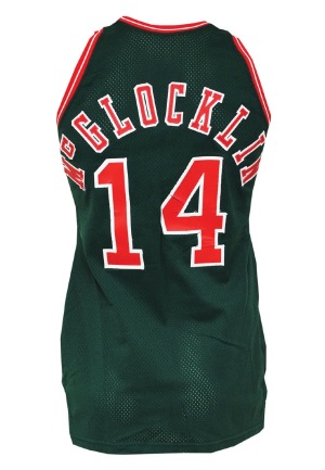 1973-74 Jon McGlocklin Milwaukee Bucks Game-Used Road Uniform (2)(NBA Finals Season)(McGlocklin LOA)