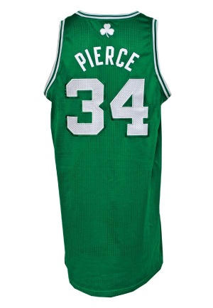 2012-13 Paul Pierce Boston Celtics Game-Used Road Jersey with Attributed Warm-Up (2)