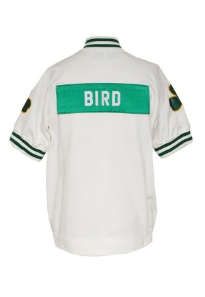 1987-88 Larry Bird Boston Celtics Game-Used Home Warm-Up Jacket