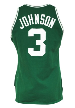 1986-87 Dennis Johnson Boston Celtics Game-Used Road Jersey