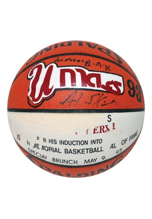5/9/1993 Julius Dr. J Erving UMASS Basketball Commemorating His Hall of Fame Induction