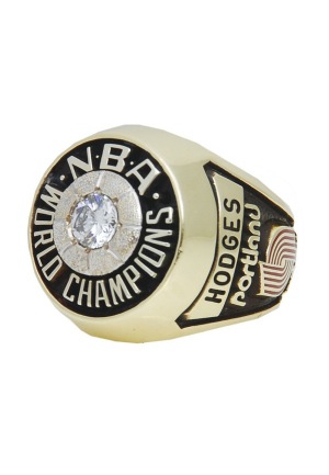1977 Berlyn Hodges Portland Trail Blazers World Championship Ring (Hodges LOA) (Extremely Rare)