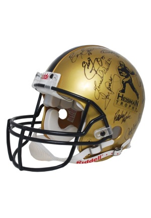 Heisman Trophy Winners Multi-Signed Helmet (JSA)
