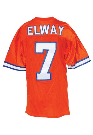 1996 John Elway Denver Broncos Game-Used Home Jersey