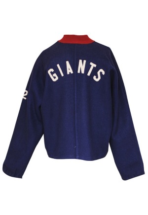 Mid 1950s Bobby Clatterbuck NY Football Giants Worn Sideline Jacket