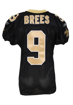 12/23/2007 Drew Brees New Orleans Saints Game-Used Home Jersey (Prova Group)(Photomatch)
