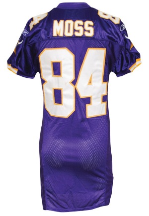 2004 Randy Moss Minnesota Vikings Game-Used Home Jersey (NFL PSA/DNA)