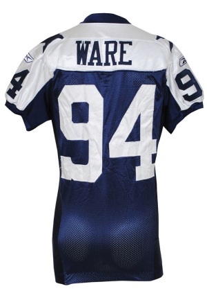 11/25/2010 DeMarcus Ware Dallas Cowboys Game-Used Home Jersey (Steiner LOA)(Prova Tag)