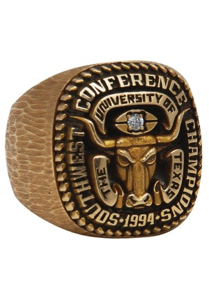 1994 Texas Longhorns Southwest Conference Championship Ring