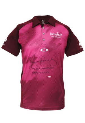 8/9/2012 Rory McIlroy PGA Championship Tournament Worn & Autographed Polo Shirt (JSA)(UDA)(2nd Career Major Victory)(Photomatch)