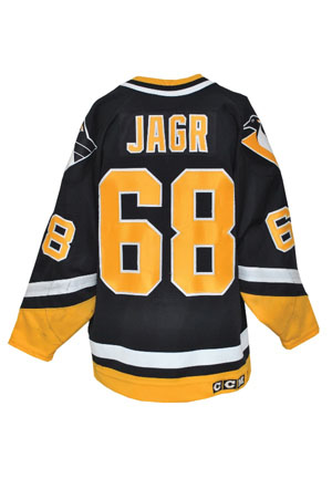 1994-95 Jaromir Jagr Pittsburgh Penguins Game-Used Home Jersey (Casey Samuelson LOA)