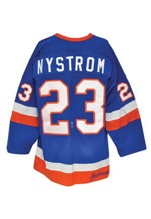 1984-85 Bobby Nystrom NY Islanders Game-Used Home Jersey (Casey Samuelson LOA)