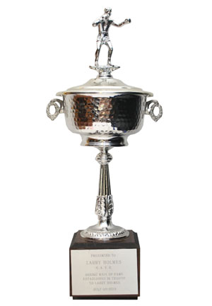 1978 Larry Holmes Boxing Hall of Fame Trophy