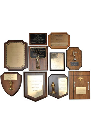 Lot of Larry Holmes Personal Awards & Plaques (10)