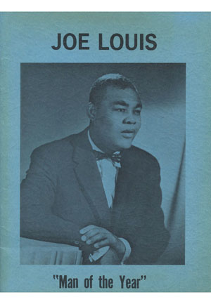 1971 Program Autographed By Muhammad Ali, Joe Louis & Jackie Robinson (JSA)