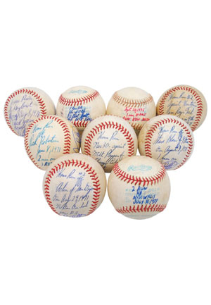 Rusty Staub Game-Used and Signed Home Run Baseballs (9)(JSA)