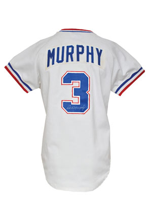 1981 Dale Murphy Atlanta Braves Game-Used & Autographed Home Jersey (JSA)