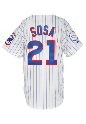 1998 Sammy Sosa Chicago Cubs Game-Used Home Jersey (66 HR & MVP Season)