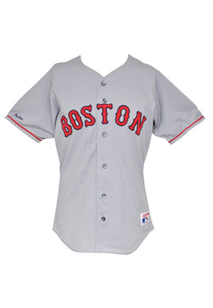 1990 Wade Boggs Boston Red Sox Game-Used & Autographed Road Jersey (Boggs LOA • JSA)