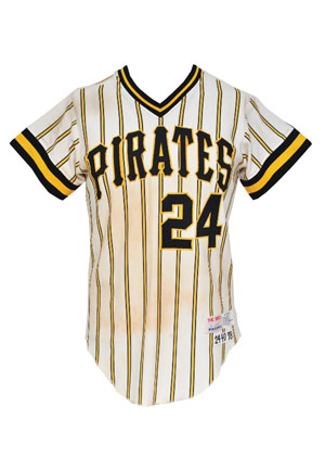 1978 Will McEnaney Pittsburgh Pirates Game-Used Home Jersey & 1980 Randy Bass San Diego Padres Game-Used Home Jersey (2)