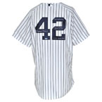 5/15/2013 Mariano Rivera NY Yankees Game-Used & Autographed Home Jersey (JSA • Final Season • Inscribed “Exit Sandman” • Yankees-Steiner LOA • MLB Hologram)