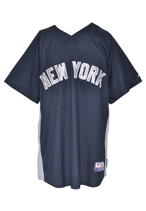 2010 Mark Teixeira NY Yankees Spring Training Game-Used and Autographed Jersey (JSA • Yankees-Steiner LOA)