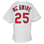 1998 Mark McGwire St. Louis Cardinals Game-Used & Autographed Home Jersey (JSA • 70 HR Season)