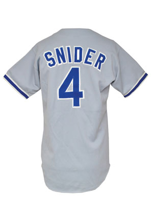 Early 1980s Duke Snider Los Angeles Dodgers Special Instructor Worn Road Jersey (Dodgers Camp)