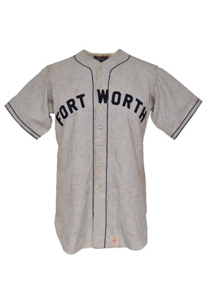 1946 Duke Snider Fort Worth Cats Game-Used Flannel Jersey (Letter of Provenance • Photomatch)