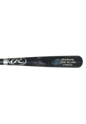 1997 Bernie Williams NY Yankees Game-Used and Autographed Bat (JSA • PSA/DNA)