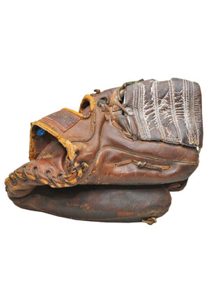 Mid-1950s Larry Doby Cleveland Indians Game-Used Glove (Esken LOA • Only One Known • Doby Family Provenance)
