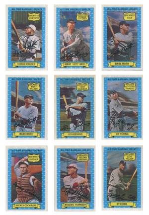 1972 Kelloggs All-Time Greats Baseball Cards with Babe Ruth In-Store Display (16)