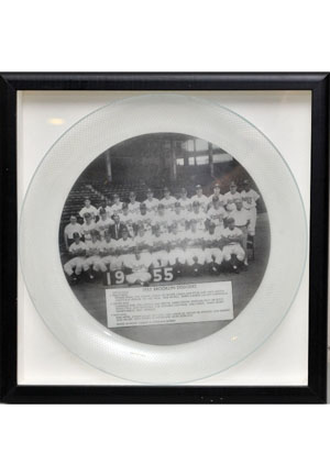 1955 Brooklyn Dodgers Team Photo Plate