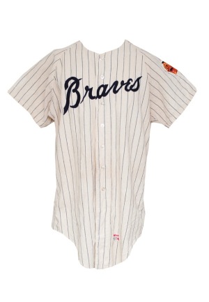 1969 Ken Johnson Atlanta Braves Game-Used Home Flannel Jersey