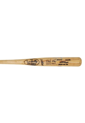 1991-92 Wade Boggs Boston Red Sox Game-Used & Autographed Bat (PSA/DNA)(JSA)(Boggs LOA)