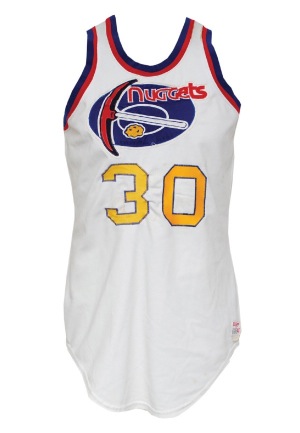 Circa 1977 Jacky Dorsey Denver Nuggets Game-Used Home Jersey