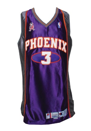 2001-02 Stephon Marbury Phoenix Suns Game-Used Road Jersey