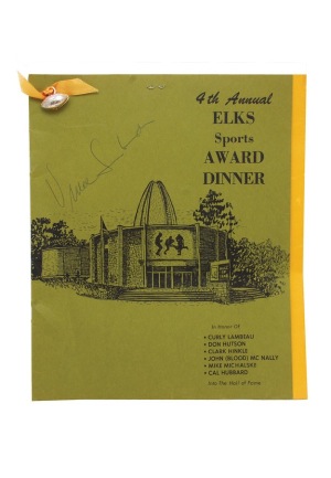 4/26/1965 Program Signed by Curly Lambeau, Vince Lombardi & Others (JSA)